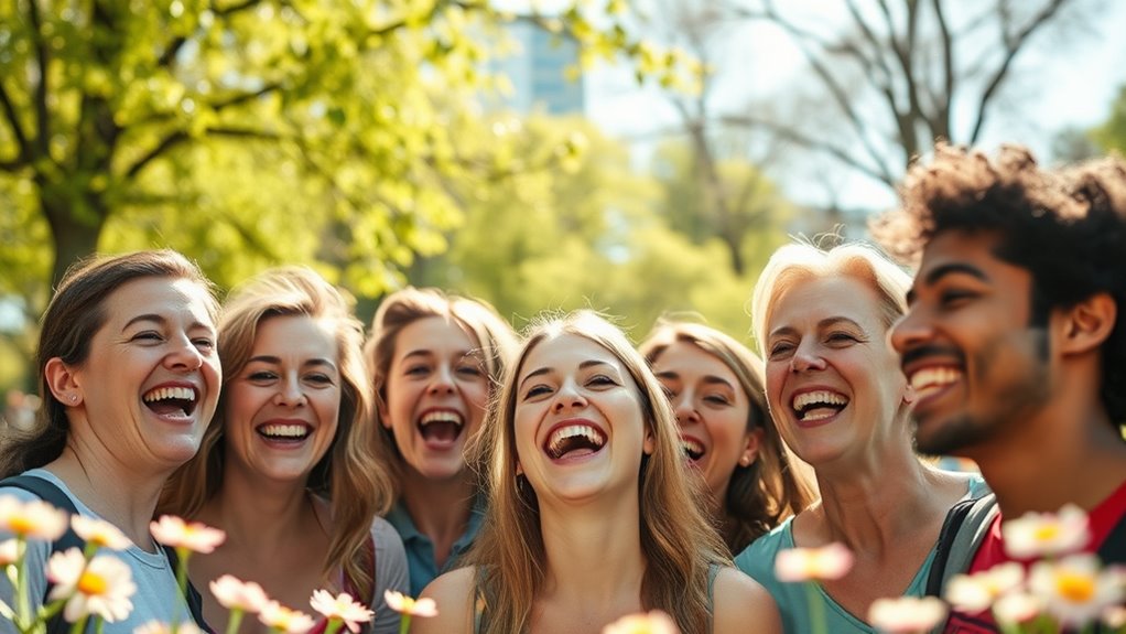 laughter boosts mood bonds