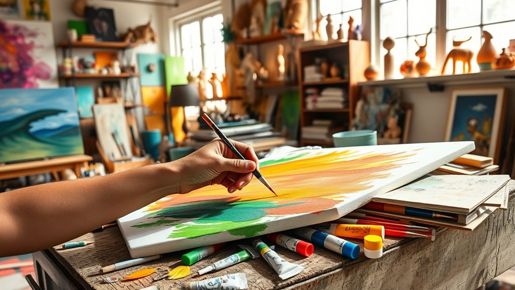 shift from consuming to creating