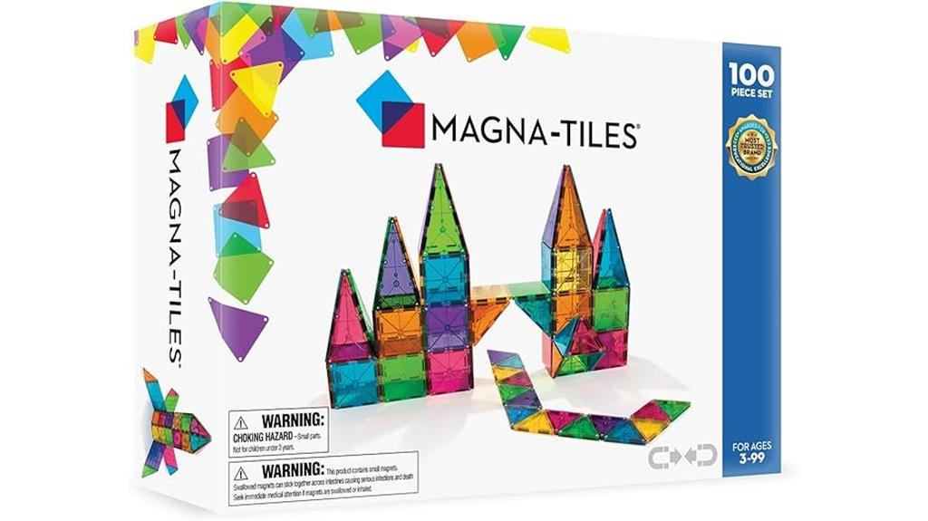 100 piece magnetic building set