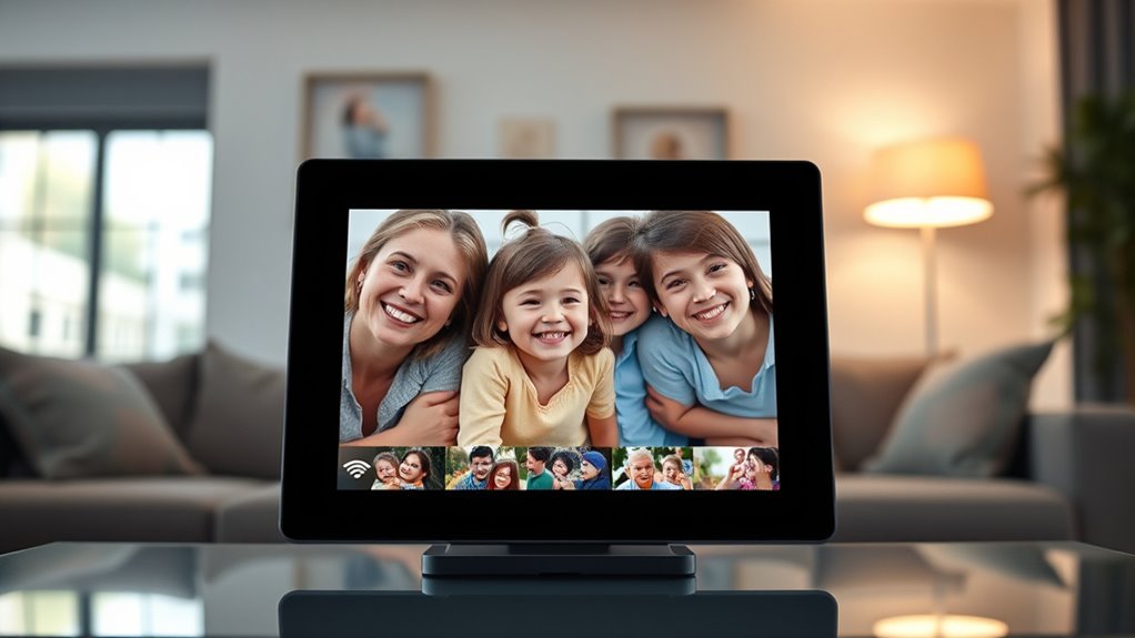 email enabled digital photo frames