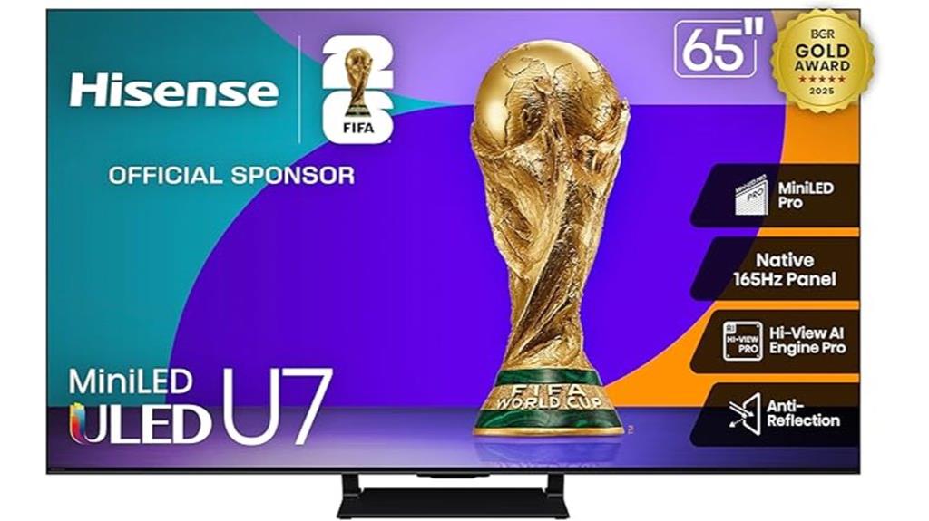 hisense 65 u7 tv