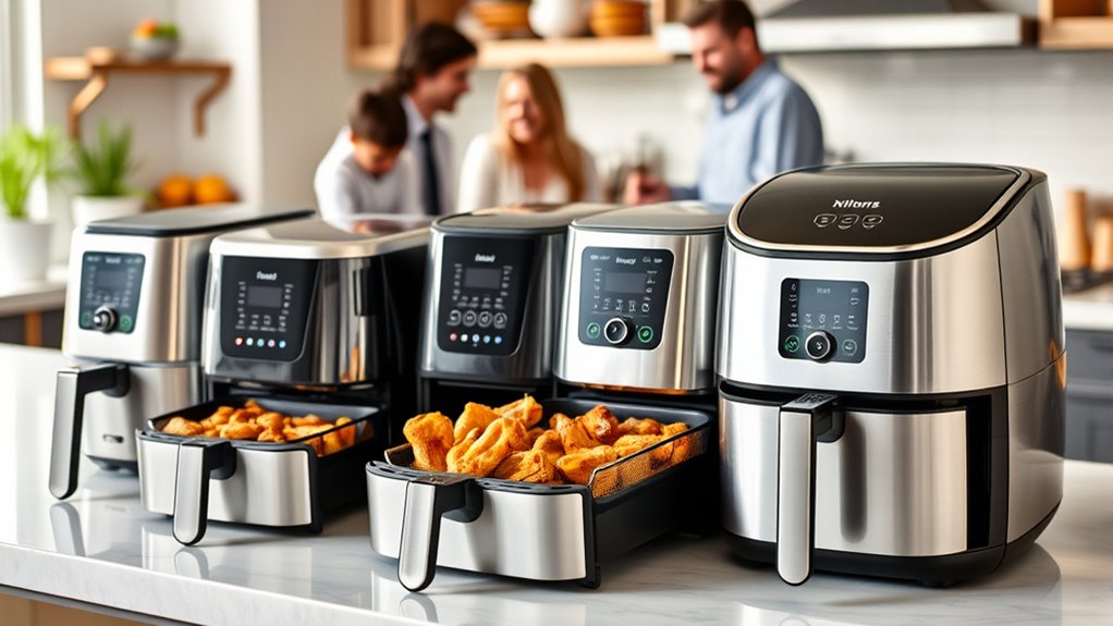 large family air fryer options