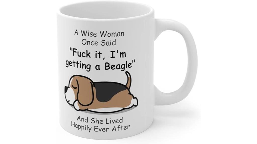 lazy dog mom mug