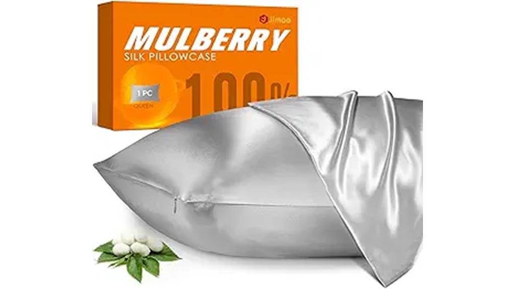 luxurious mulberry silk pillowcase
