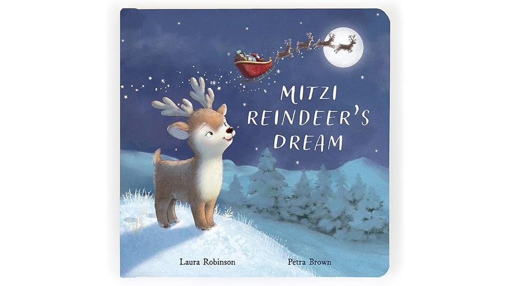 soft reindeer baby book