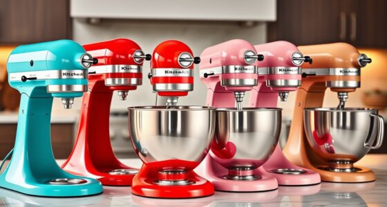 top kitchenaid mixer colors