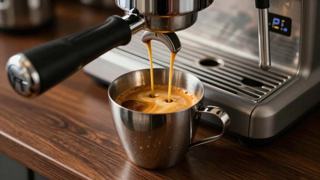 adjust grind and tamp