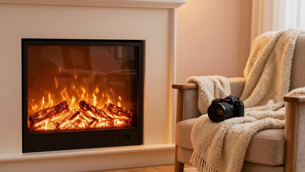 adjustable flame soothing lighting