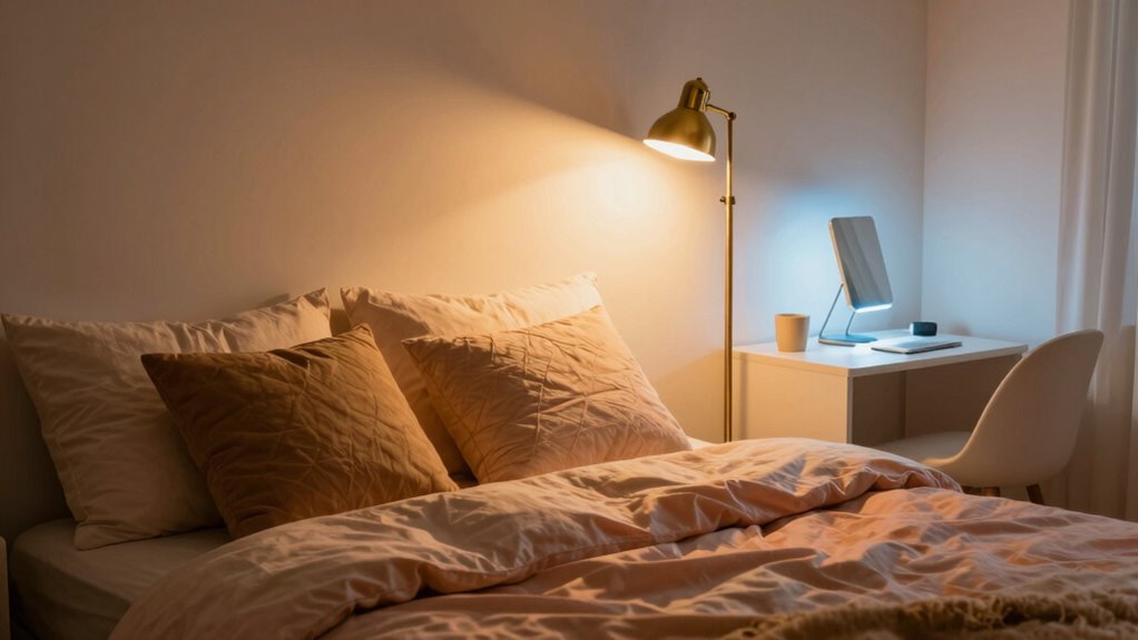 assess lighting balance and temperature