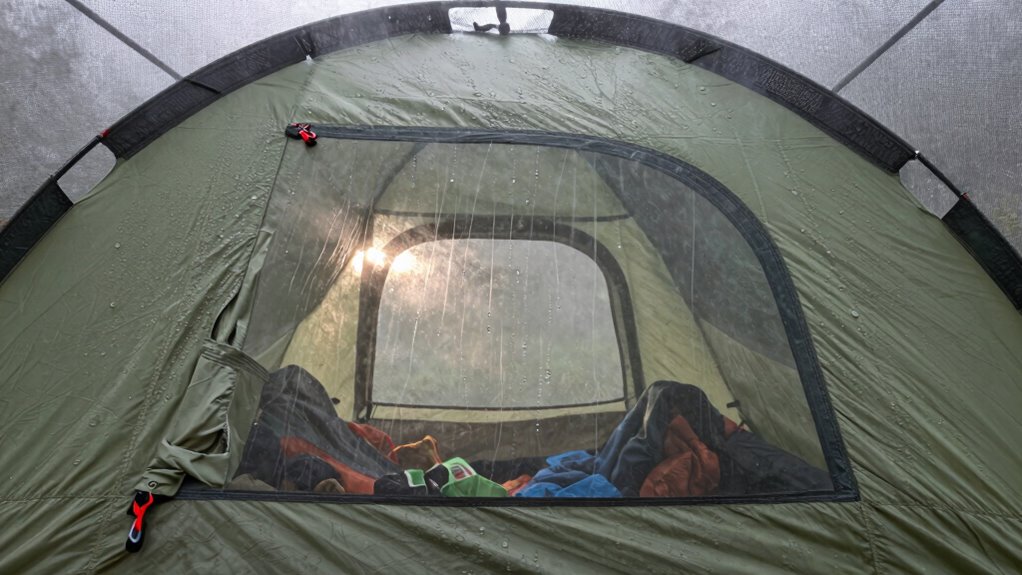 avoiding tent condensation buildup