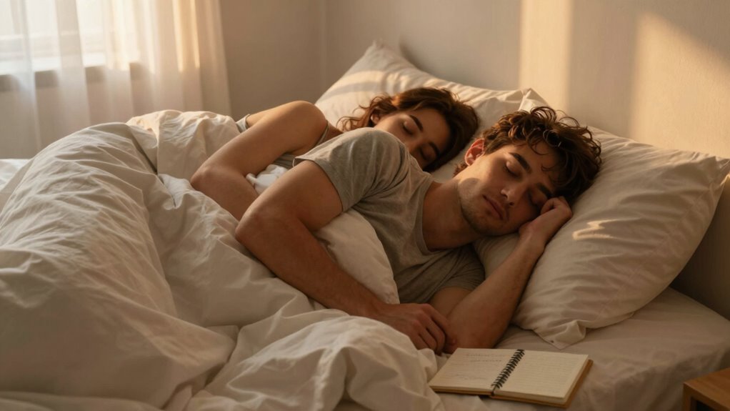 bedtime cuddling improves sleep