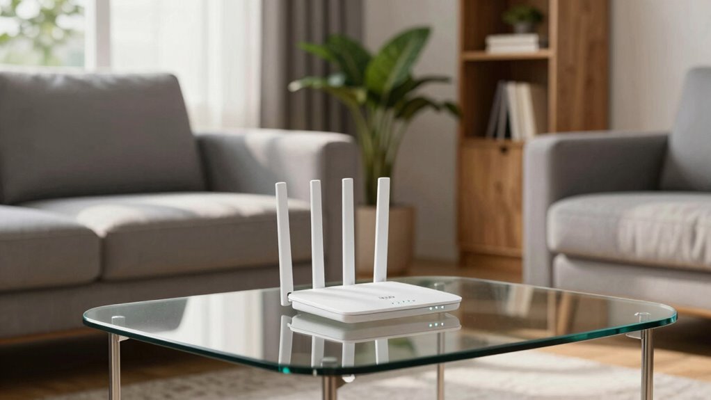 central elevated interference free placement