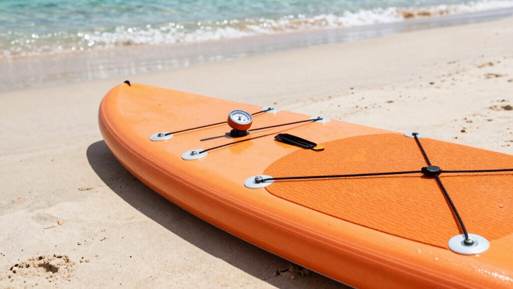 check paddle board pressure