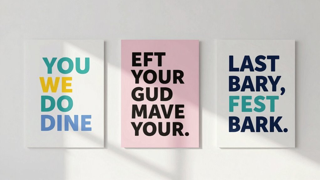 choose appropriate colors and fonts