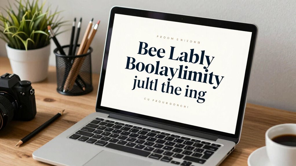 choose fonts to match mood