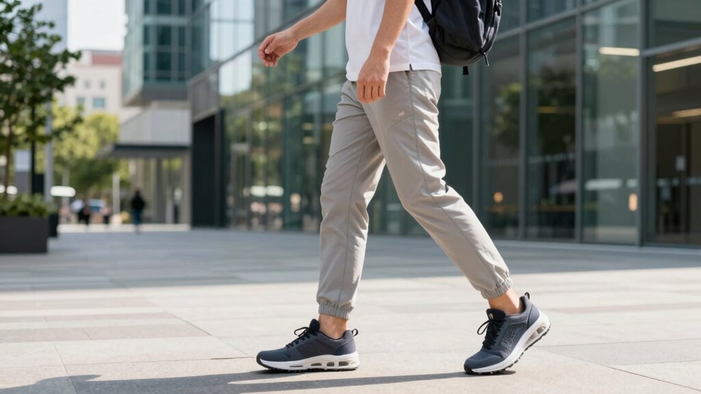 comfortable supportive walking attire