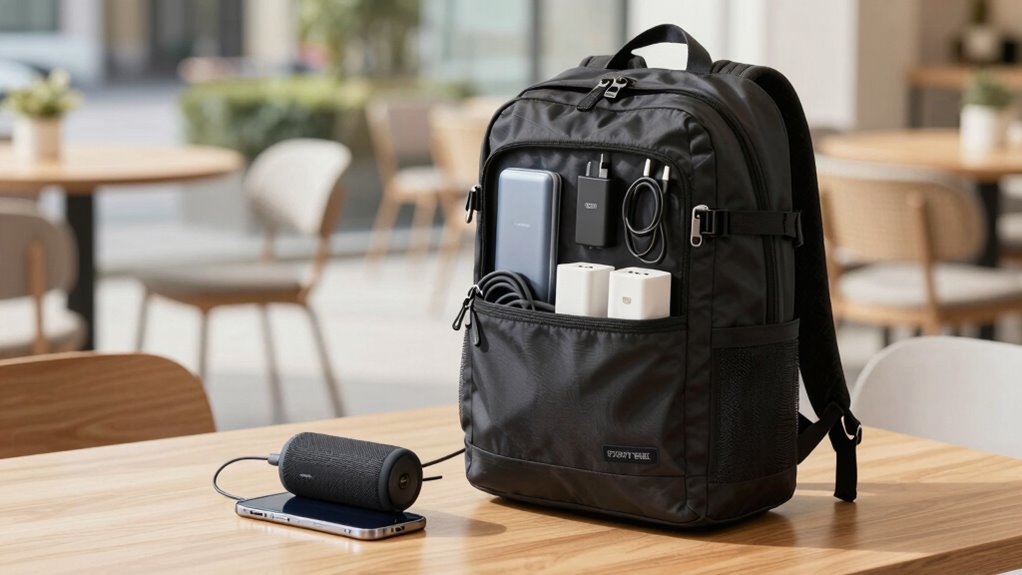 compact tech organized travel