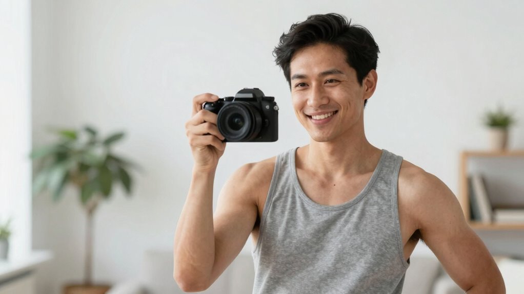 confidence boosts natural filming