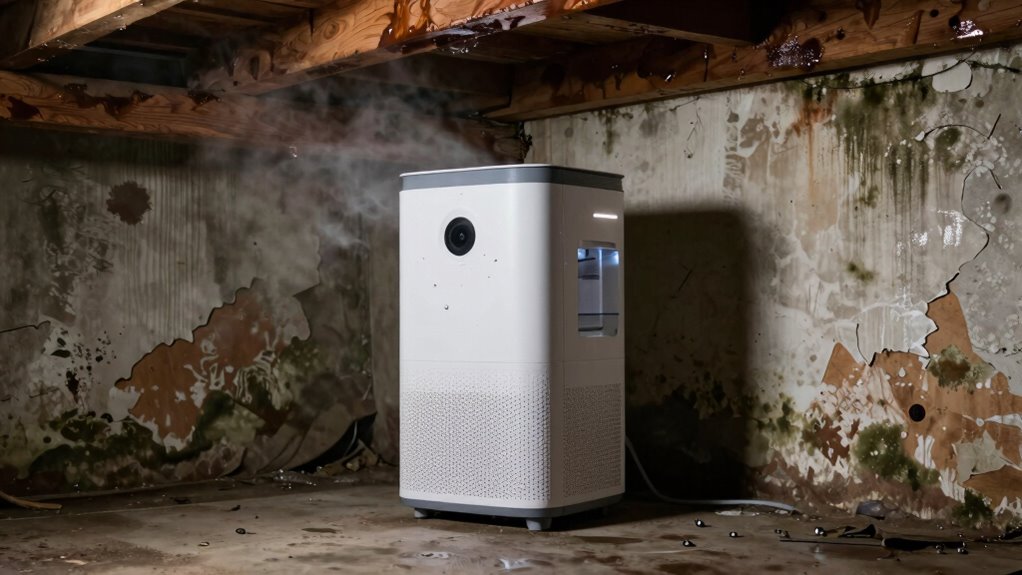 control moisture to prevent odors