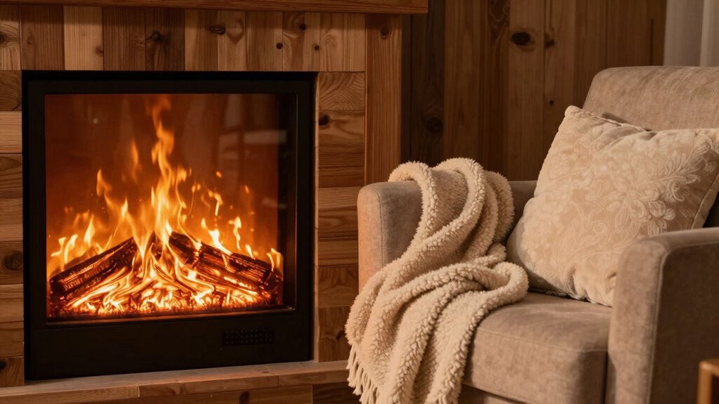 cozy energy efficient flame simulation