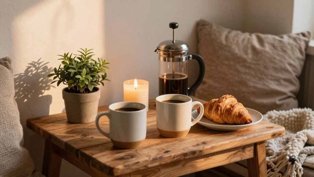 cozy private personalized coffee space