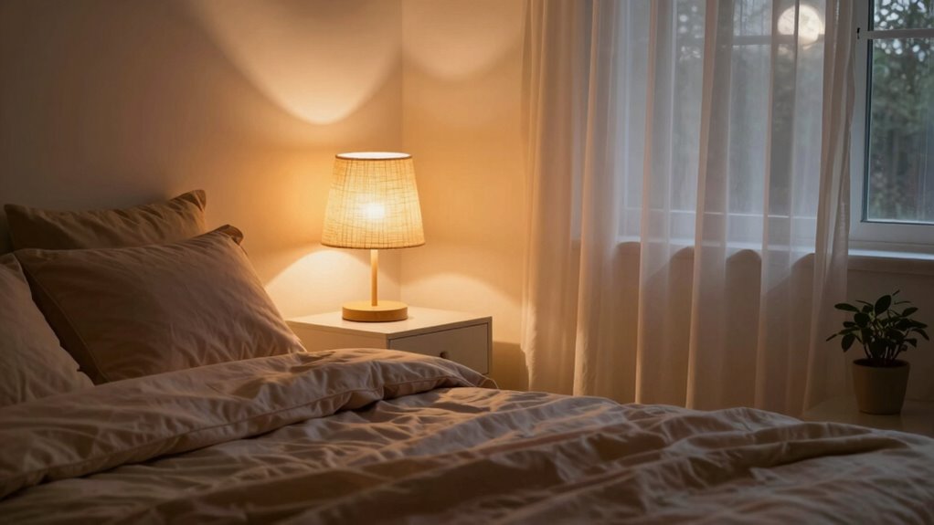create calming bedroom ambiance