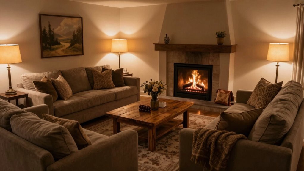 create cozy ambient lighting