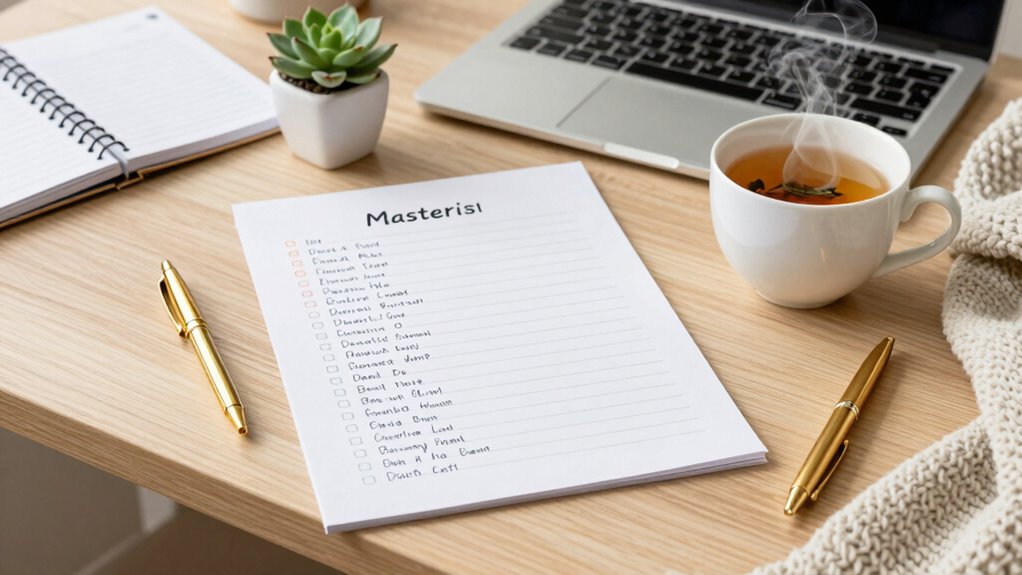 create detailed event checklist