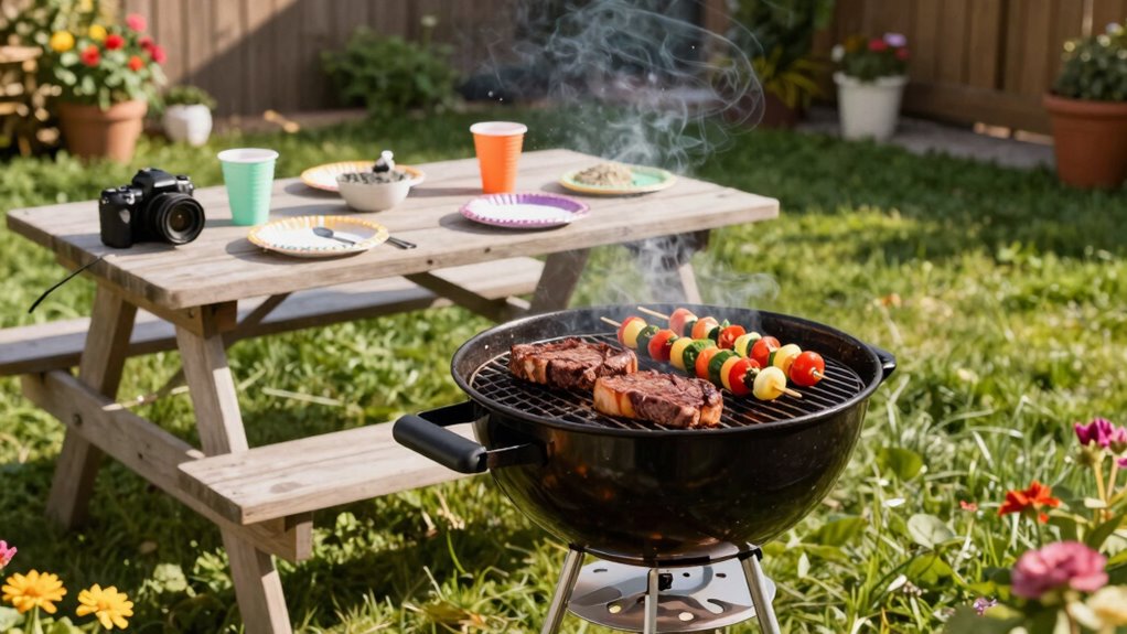 create inviting outdoor gathering