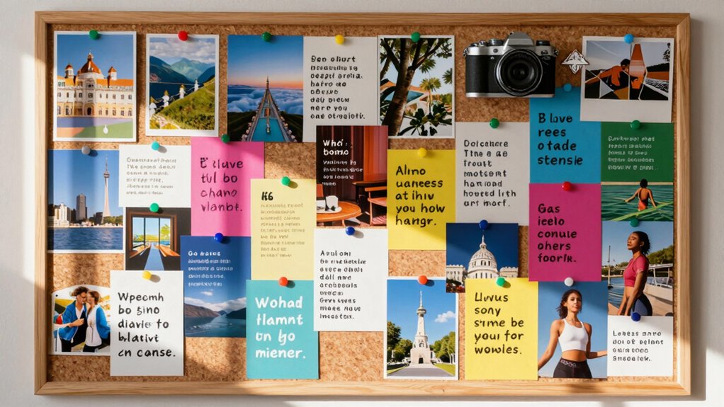 create motivational vision wall