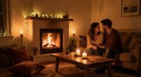 create romantic living room atmosphere