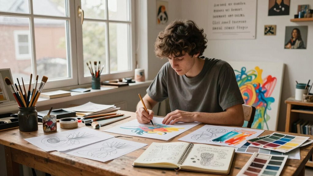 cultivate consistent creative routines