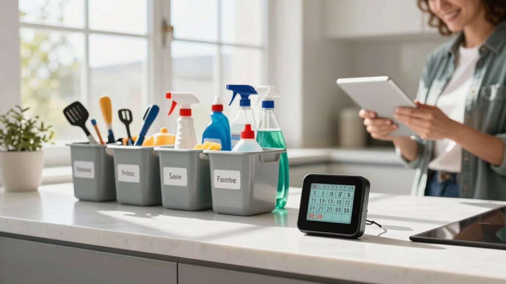 customized weekly cleaning schedule