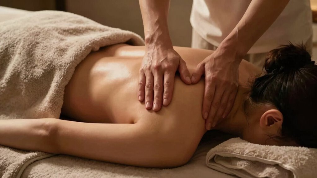 deep pressure self care routine