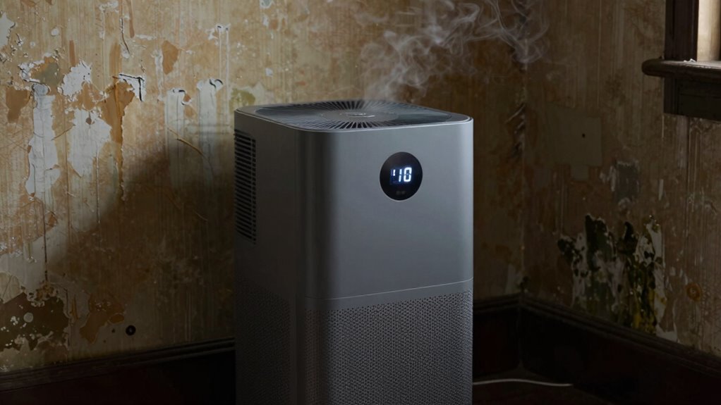 dehumidifier eliminates musty odors
