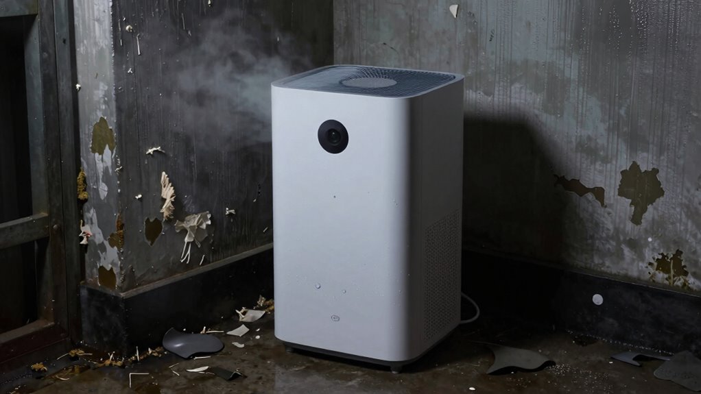 dehumidifier odor removal time