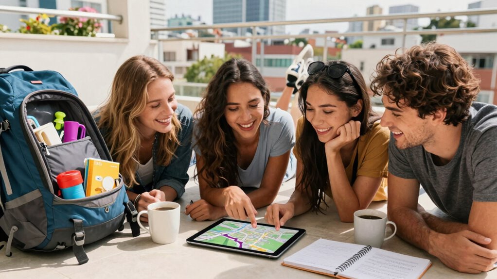 discussing travel spending preferences