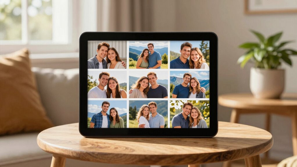 display joyful rotating images