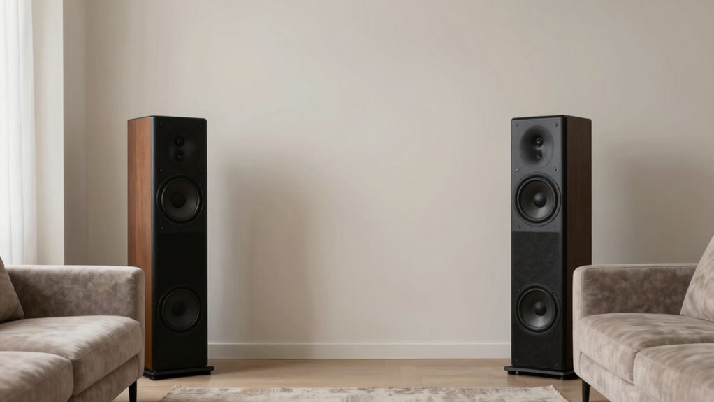 ensure symmetrical speaker placement