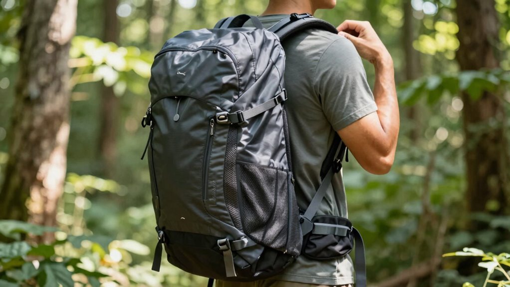 ergonomic breathable adjustable straps