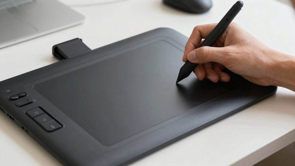 ergonomic drawing tablet features