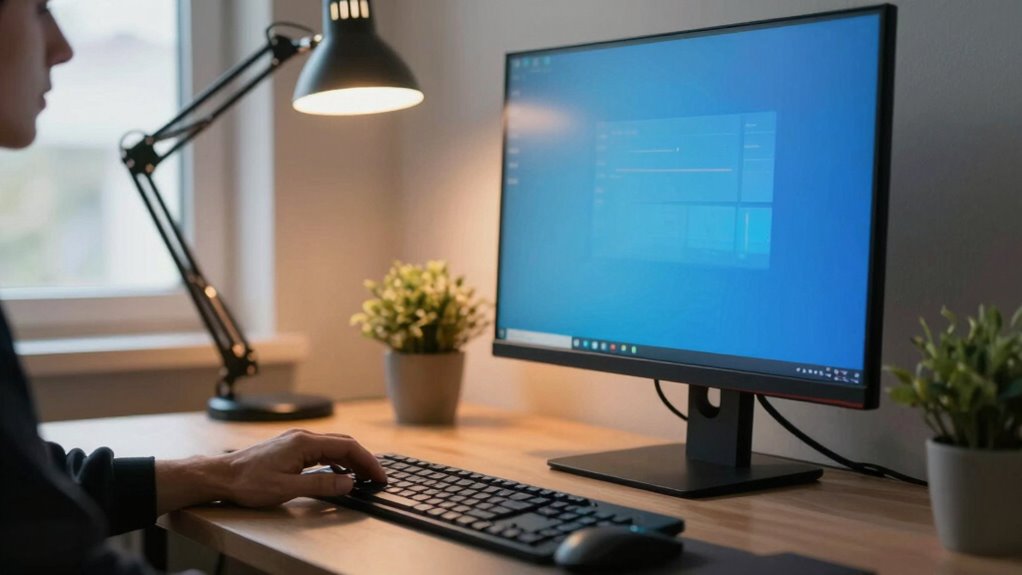 ergonomic proper monitor placement