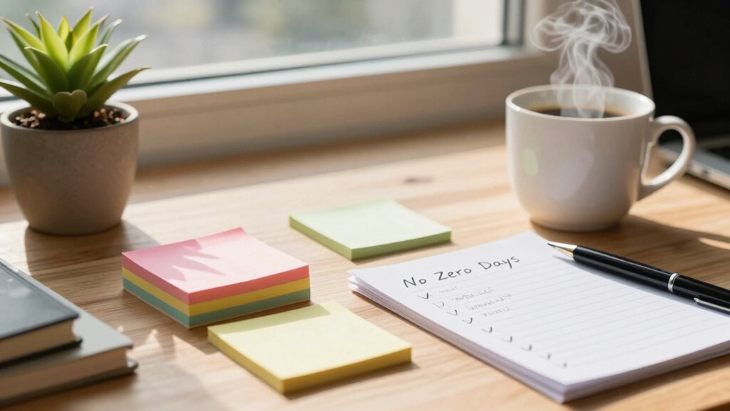 establish consistent daily habits