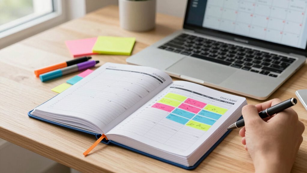 establish routines set goals