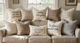 farmhouse quote pillow covers