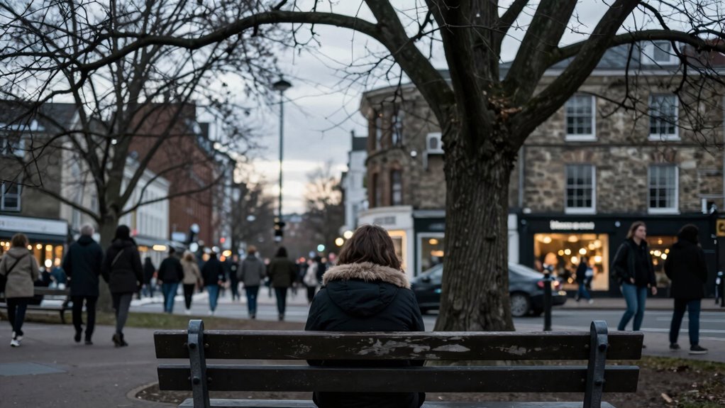 feeling invisible in crowds