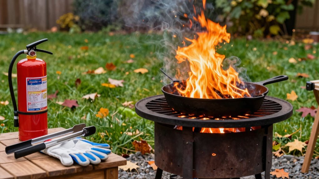 fire safety outdoor cooking