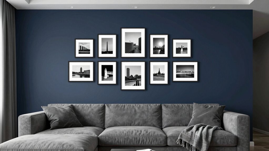 focus on a single wall