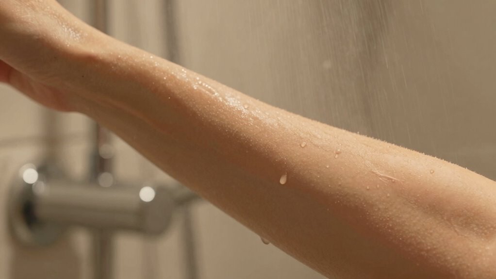 hot water damages skin barrier