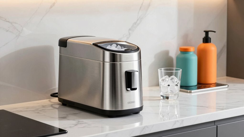 ice maker size and features